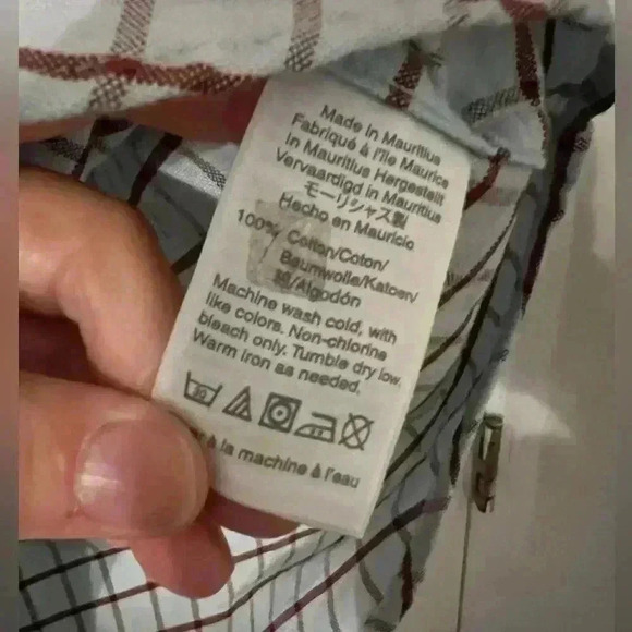 JCrew flex button down shirt size L (J133) - Picture 5 of 7